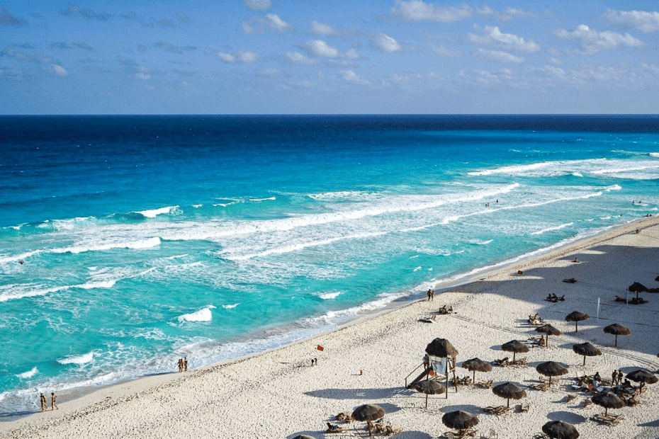 Plaża w Cancun, Meksyk
