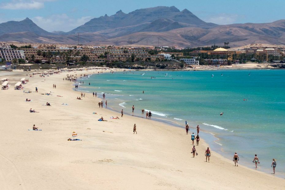 Fuerteventura - plaża na Wyspach Kanarysjkich