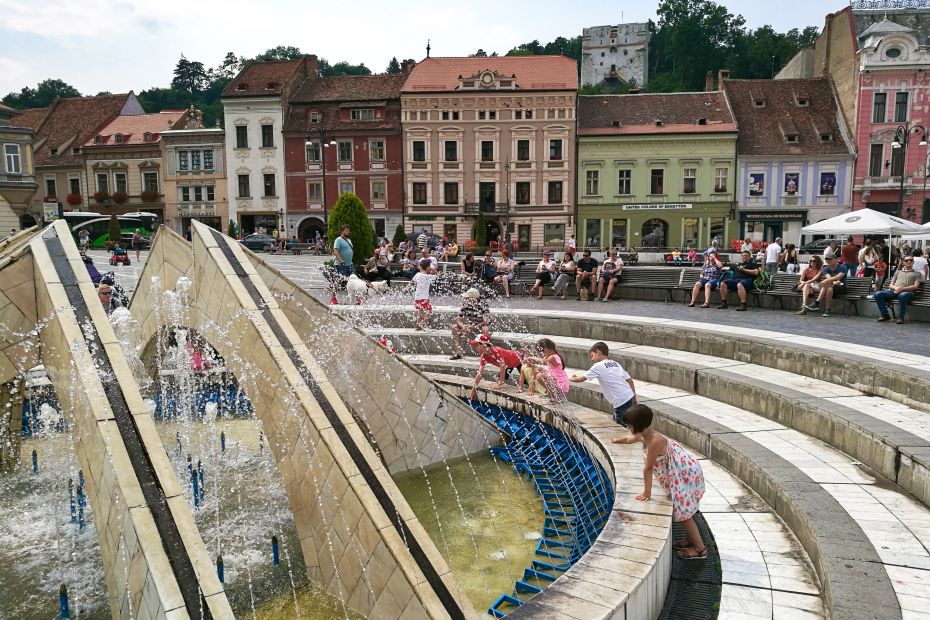 Rynek w Braszowie, Rumunia